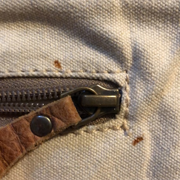 EUC Myra cowhide and canvas crossbody - Picture 3 of 9